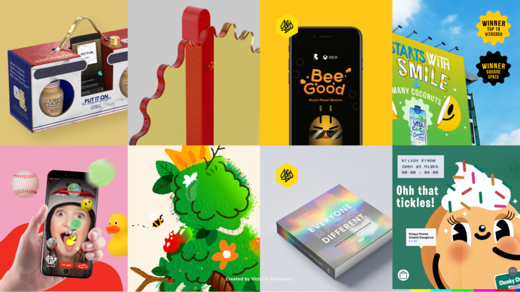 Ad campaigns created by Creative Director Vic Parizzotto.